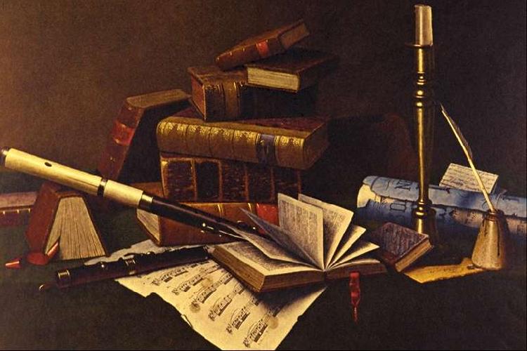 William Michael Harnett Music and Literature oil painting image